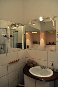Et badeværelse på Apartmán u Mlsného medvěda