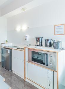 Residence Montempo Lyon Cite Internationale的厨房或小厨房