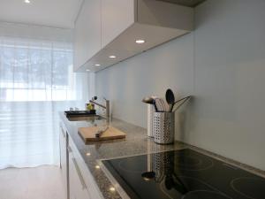 Kuchyň nebo kuchyňský kout v ubytování Apartment Feldli by Interhome