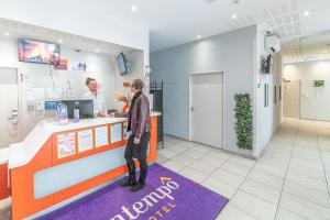Ο χώρος του λόμπι ή της ρεσεψιόν στο Montempô Apparthôtel Marseille Centre Euromed