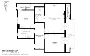 Majutuskoha Modern and charming apartment on the shores of Lake Lucerne korruse plaan