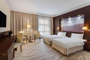 Postel nebo postele na pokoji v ubytování Radisson Blu Hotel, Gdańsk + 37 fotografií