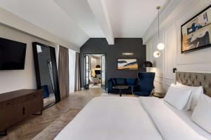 Postel nebo postele na pokoji v ubytování Radisson Blu Hotel, Gdańsk