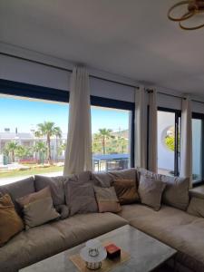 Posezení v ubytování Design Wohnung mit viel Luxus