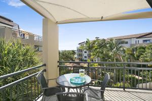 Balcony o terrace sa Sandcastles On The Broadwater