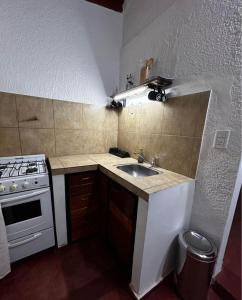 Kuchyň nebo kuchyňský kout v ubytování Departamentos MarCor