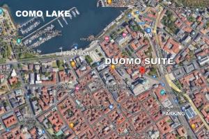 Une carte de dubrovnik avec des villes sur elle dans l'établissement [Duomo Suite] Top Center Apartment Como Lake, à Côme 31 autres photos