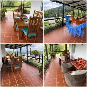 Majoituspaikan Finca Aguadalupe, Lago Calima ravintola tai vastaava paikka