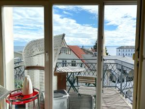 Ein Balkon oder eine Terrasse in der Unterkunft Alter Reichshof - App 304
