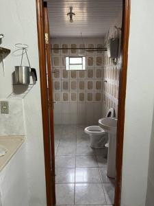 Kúpeľňa v ubytovaní Casa na Roça em São José do Barreiro SP