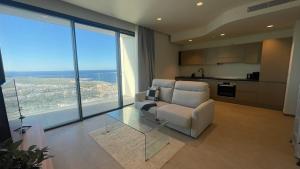 Posezení v ubytování Mercury Tower Suites