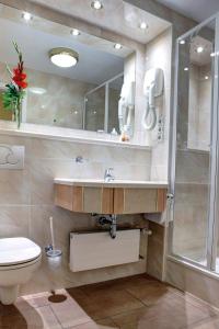 Koupelna v ubytování Hotel Mühlenthal GmbH