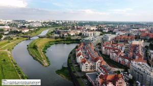 Výhľad na mesto Poznaň alebo výhľad na mesto priamo z apartmánu