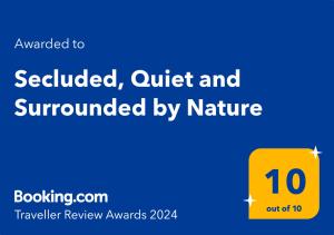 Πιστοποιητικό, βραβείο, πινακίδα ή έγγραφο που προβάλλεται στο Centrally Located-Well Equipped Kitchen-Forest Views-Pools +32 φωτογραφίες