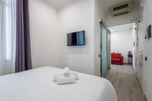 Postel nebo postele na pokoji v ubytování Crossroad Hotel