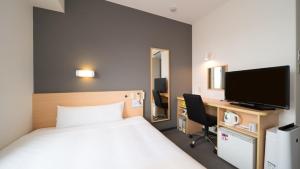 TV a/nebo společenská místnost v ubytování Super Hotel Yonago Ekimae