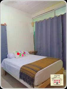 Letto o letti in una camera di En renta toda una casa en puerto angel Oaxaca para un grupo de personas