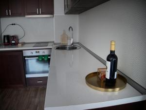 A kitchen or kitchenette at ParkView Complex Large Flat Next to Ski Lift