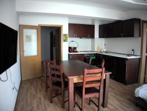 A kitchen or kitchenette at ParkView Complex Large Flat Next to Ski Lift