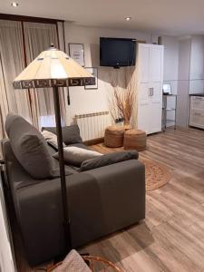 a living room with a couch and a lamp at Bermudo III VUT-LE-784 in León