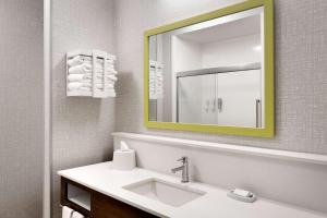 Hampton Inn & Suites Ft Worth-Burleson的一间浴室