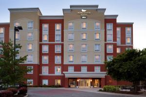 a rendering of the front of a hotel at Homewood Suites Fort Wayne in Fort Wayne