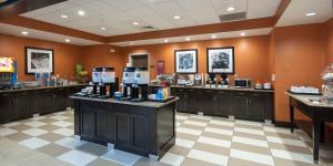 una habitación con una encimera con aasteryasteryasteryasteryasteryasteryasteryasteryasteryasteryasteryastery en Hampton Inn & Suites Seneca-Clemson Area, en Seneca