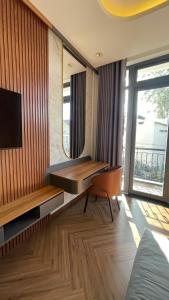 TV a/nebo společenská místnost v ubytování Twin Villa Đà Lạt