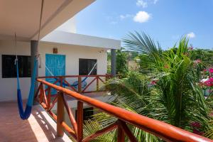 Balkón nebo terasa v ubytování Casa Toloc Tulum