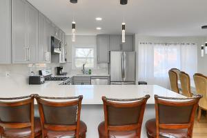 Η κουζίνα ή μικρή κουζίνα στο Ramble home, top floor
