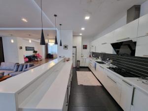 Virtuvė arba virtuvėlė apgyvendinimo įstaigoje WHITE VILLA