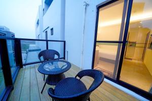 Balcó o terrassa a Bay Star B&B