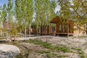 Zahrada ubytování Nubra Ecolodge
