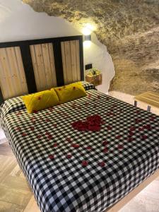 Posteľ alebo postele v izbe v ubytovaní Casa Rural Bajo la Alcazaba