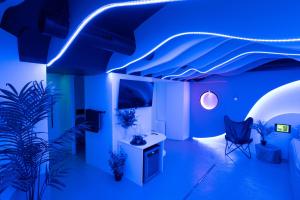 TV a/nebo společenská místnost v ubytování SPA SPA Legerova