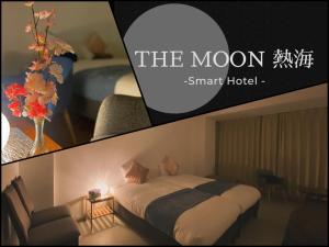 A bed or beds in a room at THE MOON Atami