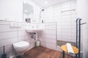 Koupelna v ubytování Gartenstadt Hotel