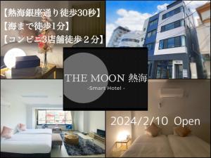 A bed or beds in a room at THE MOON Atami