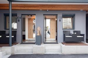 Χώρος καθιστικού στο Hotel Modus