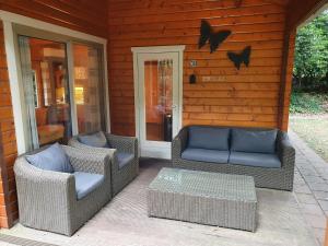 Posezení v ubytování Chalet Ermelo