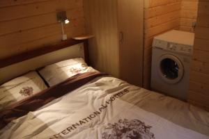 Postel nebo postele na pokoji v ubytování Chalet Ermelo