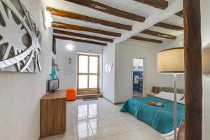 Ένα ή περισσότερα κρεβάτια σε δωμάτιο στο Scenario Holiday's Home