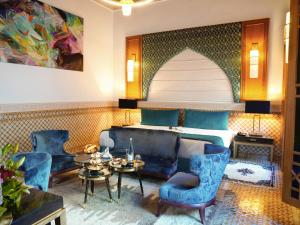 Posezení v ubytování Riad El Amine Fès - Historic Hotels Worldwide