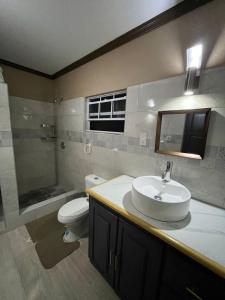 Kylpyhuone majoituspaikassa LE BLANC HIDEAWAY