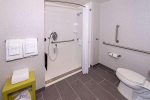 Hampton Inn Selma, Ca的一间浴室