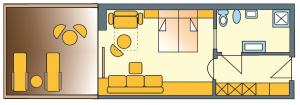 The floor plan of Hotel Regina