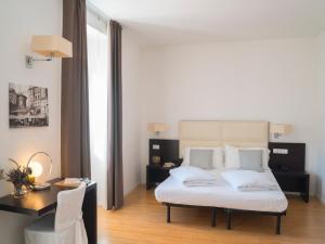 Voodi või voodid majutusasutuse Hotel Geier toas