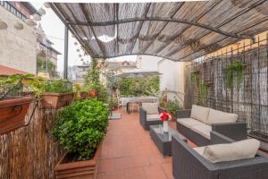 Area soggiorno di Pontaccio, 4 – Vivere in Brera, con ampio terrazzo