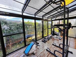 Fitness centrum a/nebo fitness zařízení v ubytování 貸別荘花摘里　伊豆高原