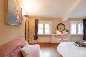 Area soggiorno di Pontaccio, 4 – Vivere in Brera, con ampio terrazzo